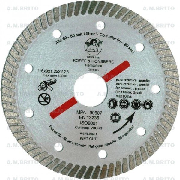DISCOS DIAMANTE EXTRA ANGELITO — Corte & Desbaste